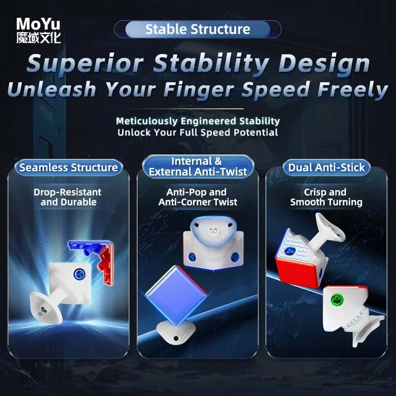 ECube MoYu Weilong WRM V11 UV Magnetic Speed Cube
