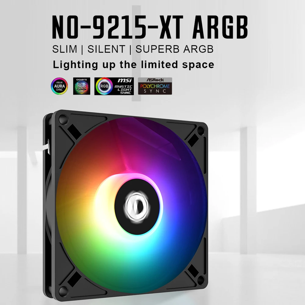 ID-COOLING NO-9215-XT-ARGB Attention brand PWM ARGB quality assurance 4PIN Case PC Cooling Des Fan