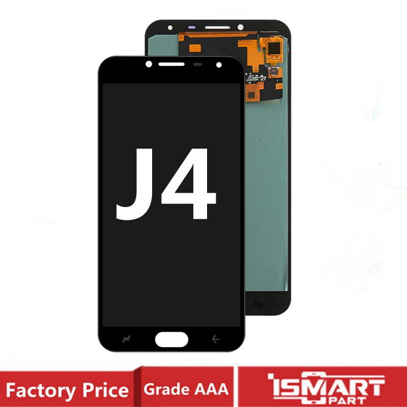 

ЖК-дисплей AMOLED для Samsung Galaxy J4, ЖК-дисплей, сенсорный экран, дигитайзер в сборе, детали для ремонта J400 Sm-j400F/DS