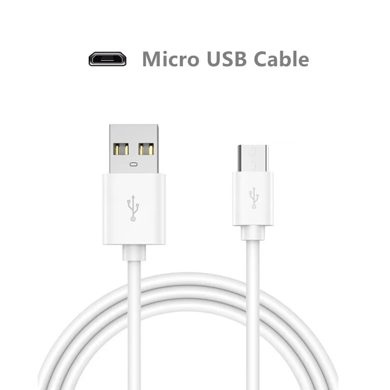 White MicroUSB Cable