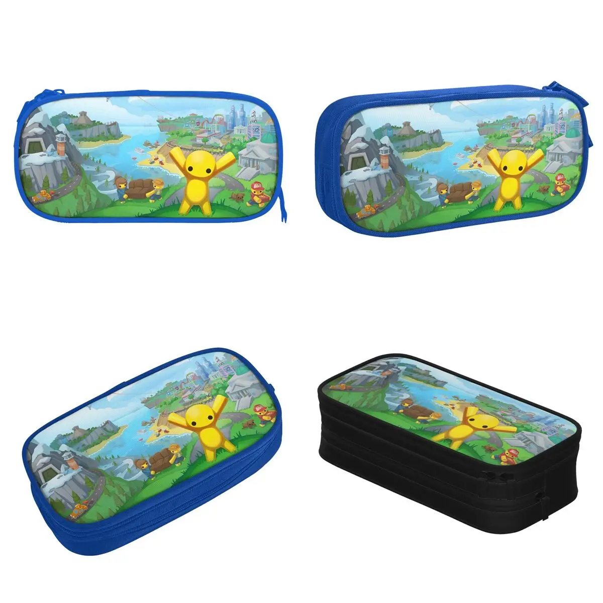 Wobbly Life Gaming Funny Pencil Case Cute Hot Games Pen Bags Kids Large Storage Students School Zipper Pencil Pouch
