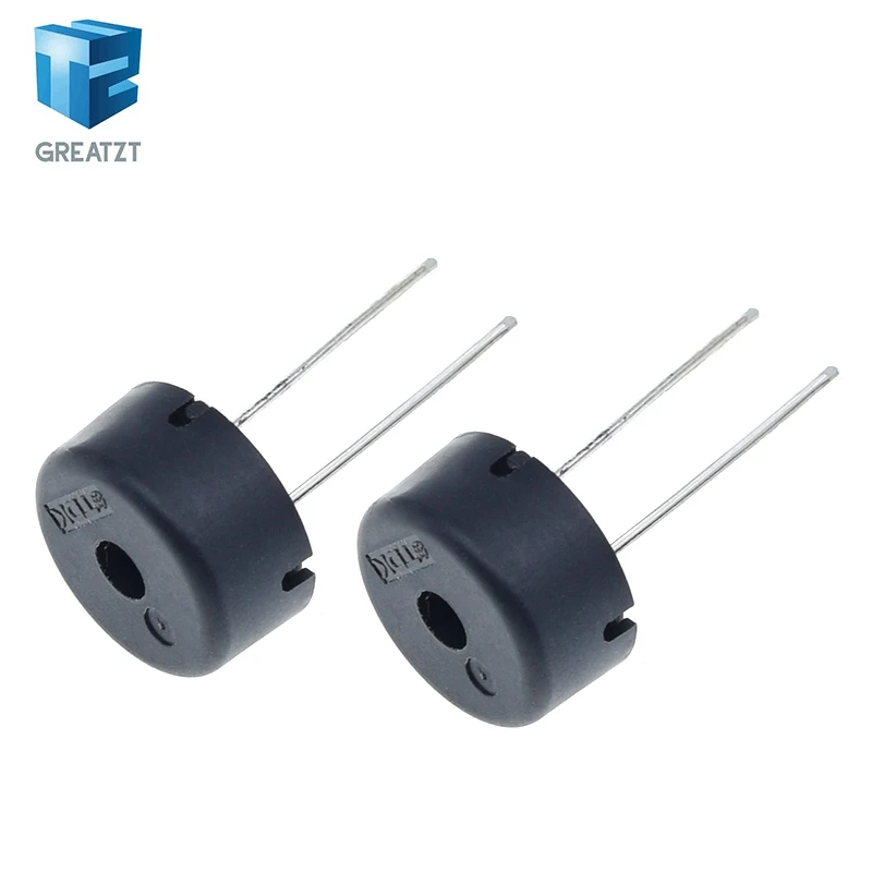 GREATZT 버저 3V 70DB PS1240 Arduino 피에조 버저용 패시브 버저 12.2MMX3.5MM