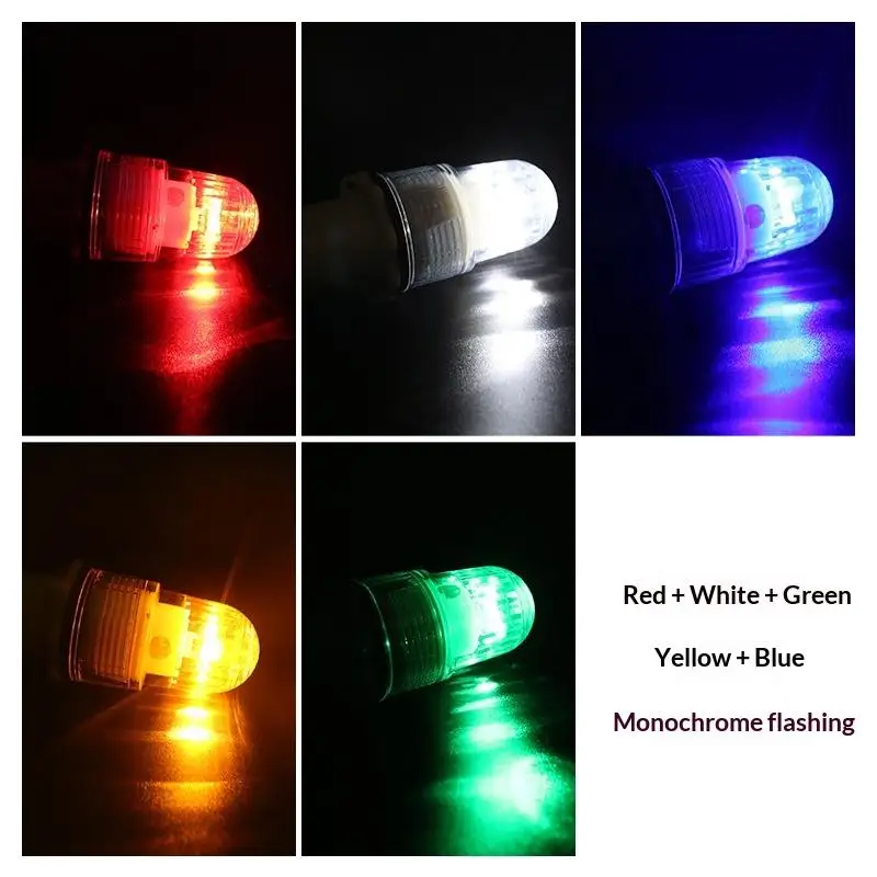 Enhanced Underwater LED Fishing Signal Light: Waterproof Torpedo Blinker