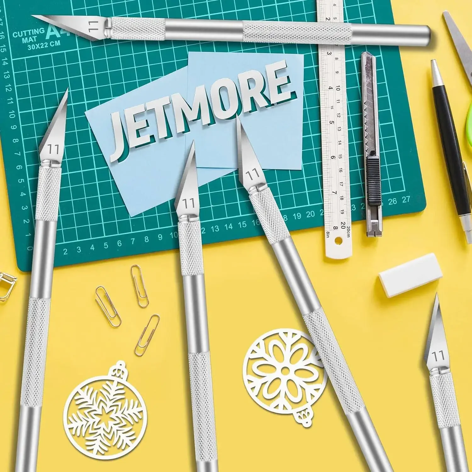 Sharp Exacto Knife Set, Colorful Craft Knife Kit, 10PCS Exacto Knife, Precision Hobby Knife for DIY, Art, Cutting, Carving,