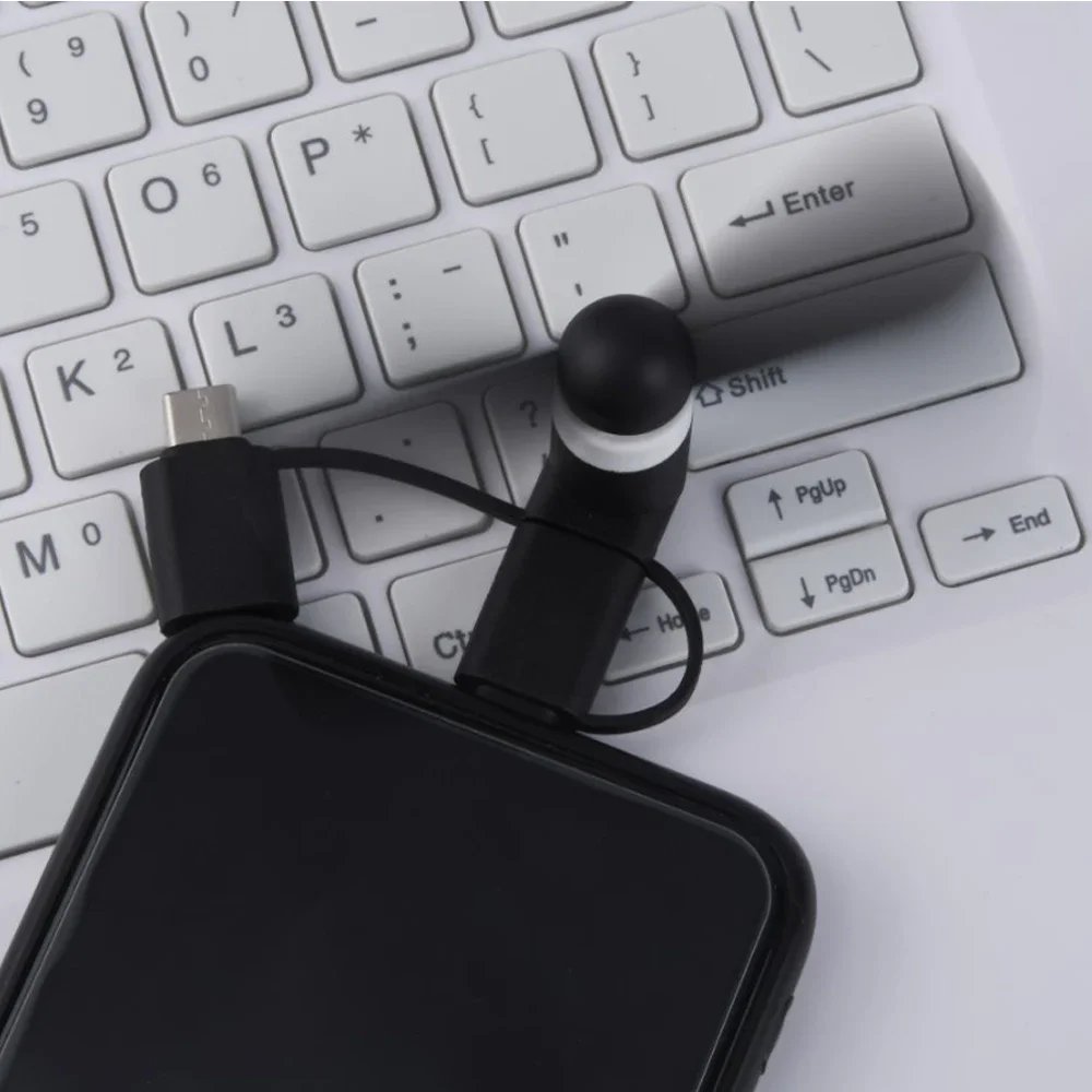 Phone Cooler 3 in 1 Mini Portable USB Phone Cooler Fan For iPhone Samsung Xiaomi Smartphone Universal Cooling Accessories
