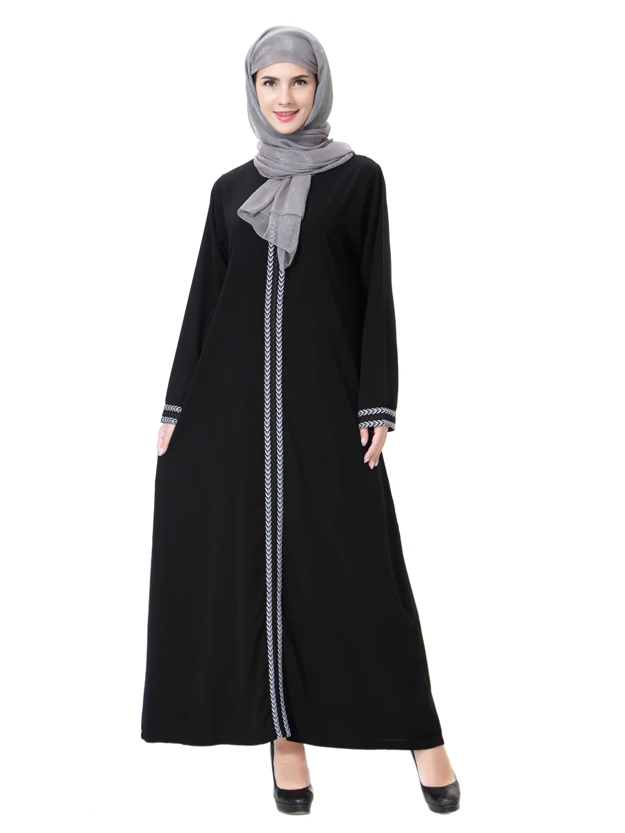 

Muslim Women Abaya Prayer Long Maxi Dress Turkey Arabic Kaftan Dubai Saudi Islamic Femme Eid Ramadan Robe Jalabiya Caftan Gowns