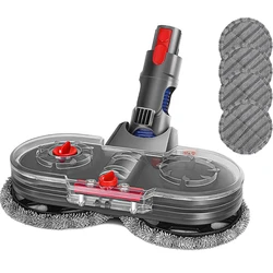 Electric Mop Head Brush with Water Tank (Brush and 4mop)