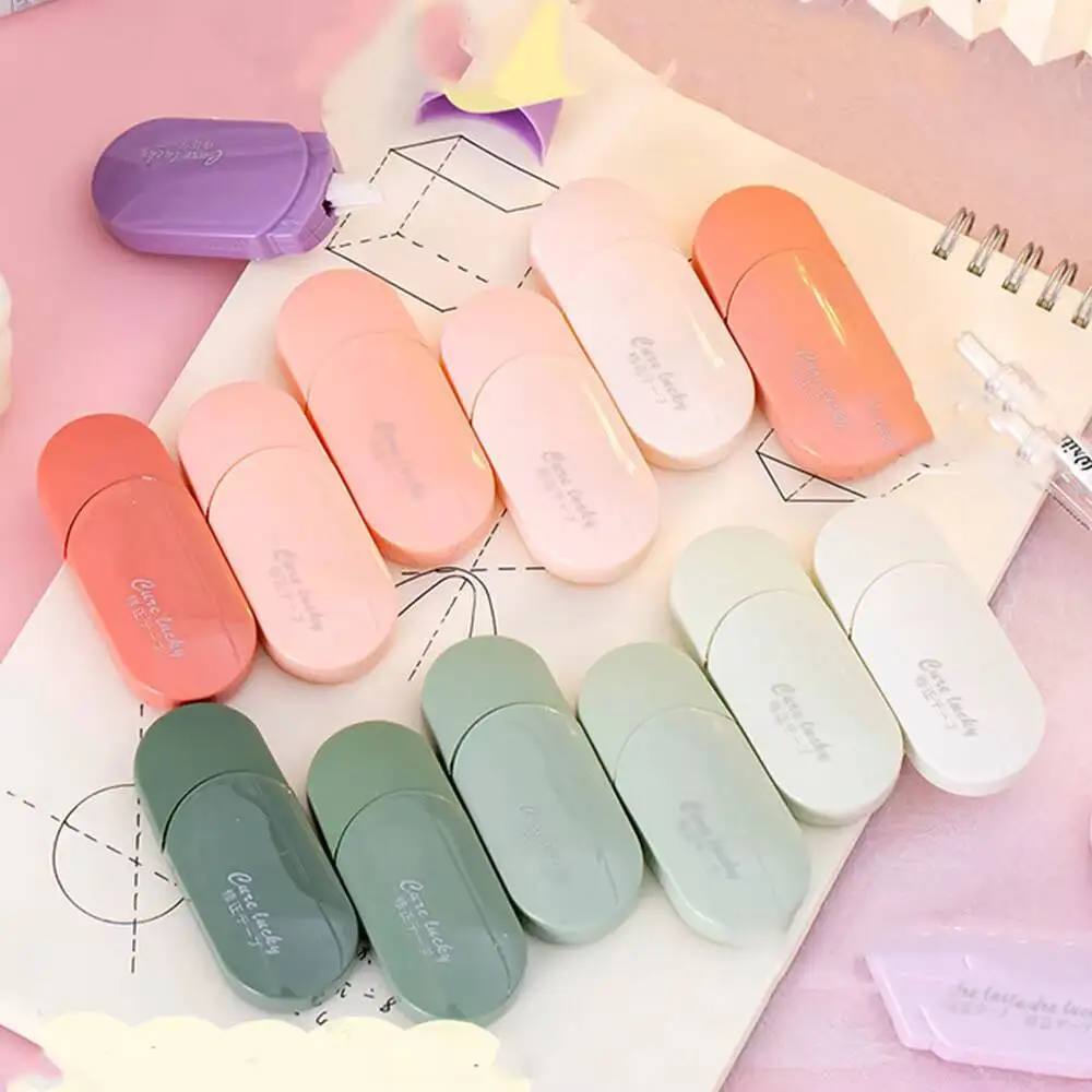 1 Set/6 Pcs Cute Kawaii Gradation Correction Tape Altered Tools School Office Corrector Stationery Sweet Novelty Supplies - 5