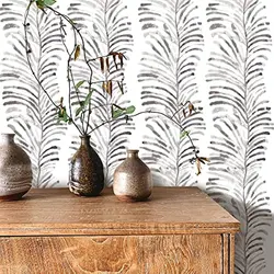 Modern Peel and Stick Wallpaper Boho Contact Paper Stripe Self Adhesive Wallpaper Removable  Wall Paper for Shelf Drawer Liner