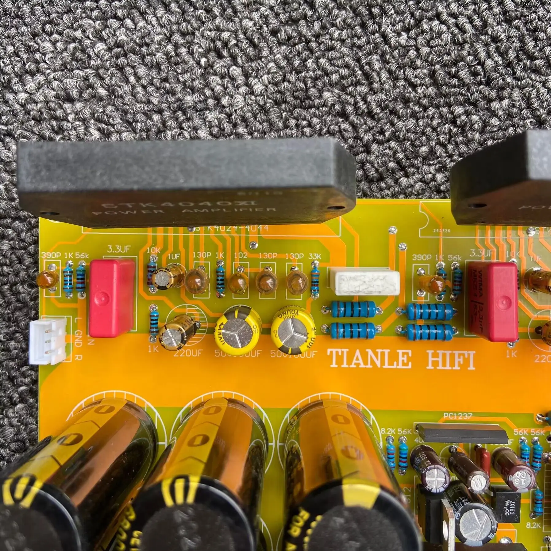 Description Picture 6 of itemGHXAMP Hifi For SANYO STK4040XI Thick Film Power Amplifier Board High-Power 70W+70W UPC1237 Horn Protection AC Dual25V-Dual 38V