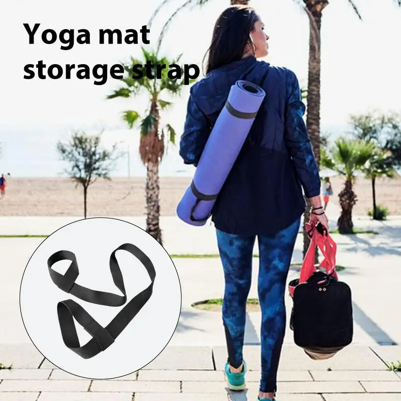 

Portable Yoga Mat Strap Belt Adjustable Storage Ties Sports Sling Shoulder Carrying Strap Belt Exercise Stretch Fitness Equiment