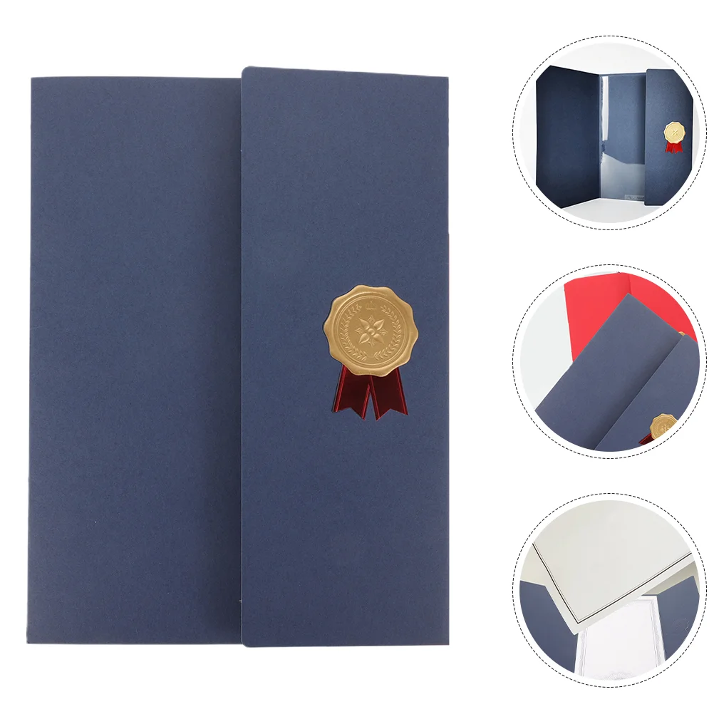 

Diploma Cover Certificate Protector Award Frame Paper Document Holder Envelope Folders
