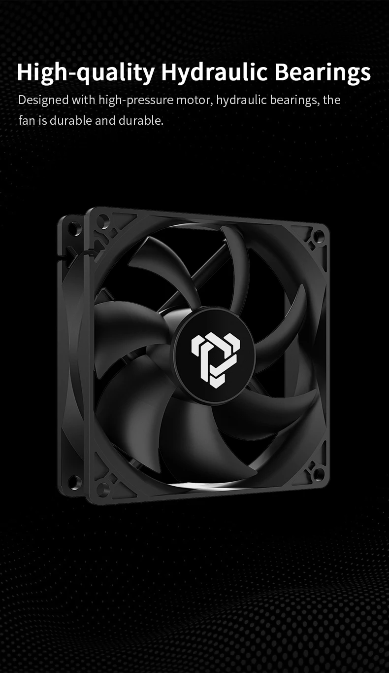 F9025 90mm PC Fan 1300RPM Constant Speed 3Pin add Big 4Pin Interface Suitable fo