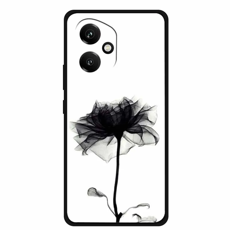 Sleek Shockproof Black Silicone Phone Case