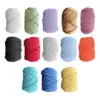 250G Chunky Yarn Crocheting Length 65.6ft Soft DIY Bulky Yarn Jumbo Tubular Yarn for Pet Bed Baskets Hats Throw Craft Weave 1