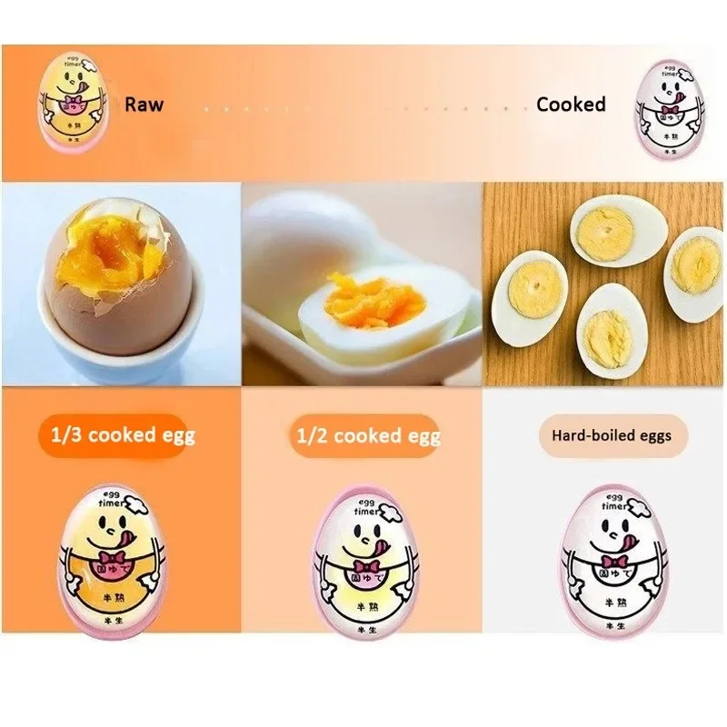 Kitchen Hard Boiled Egg Timer Egg Perfect Color Changing Timer for Soft Hard Boiler Cooking Tools Eco-Friendly Tool egg timer