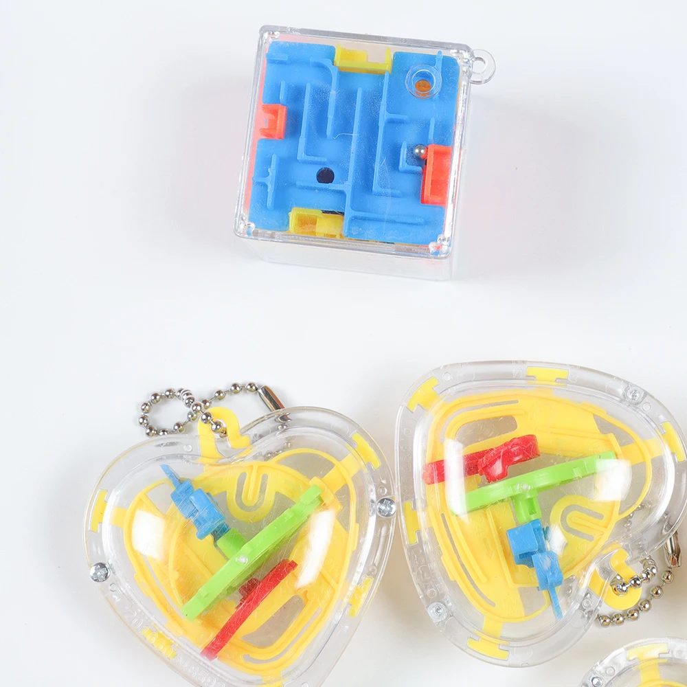 10Pcs Maze Puzzle Intelligence Toy Kids Birthday Party Favors Gift Bag Souvenir Baby Shower Rewards Giveaway Pinata Fillers