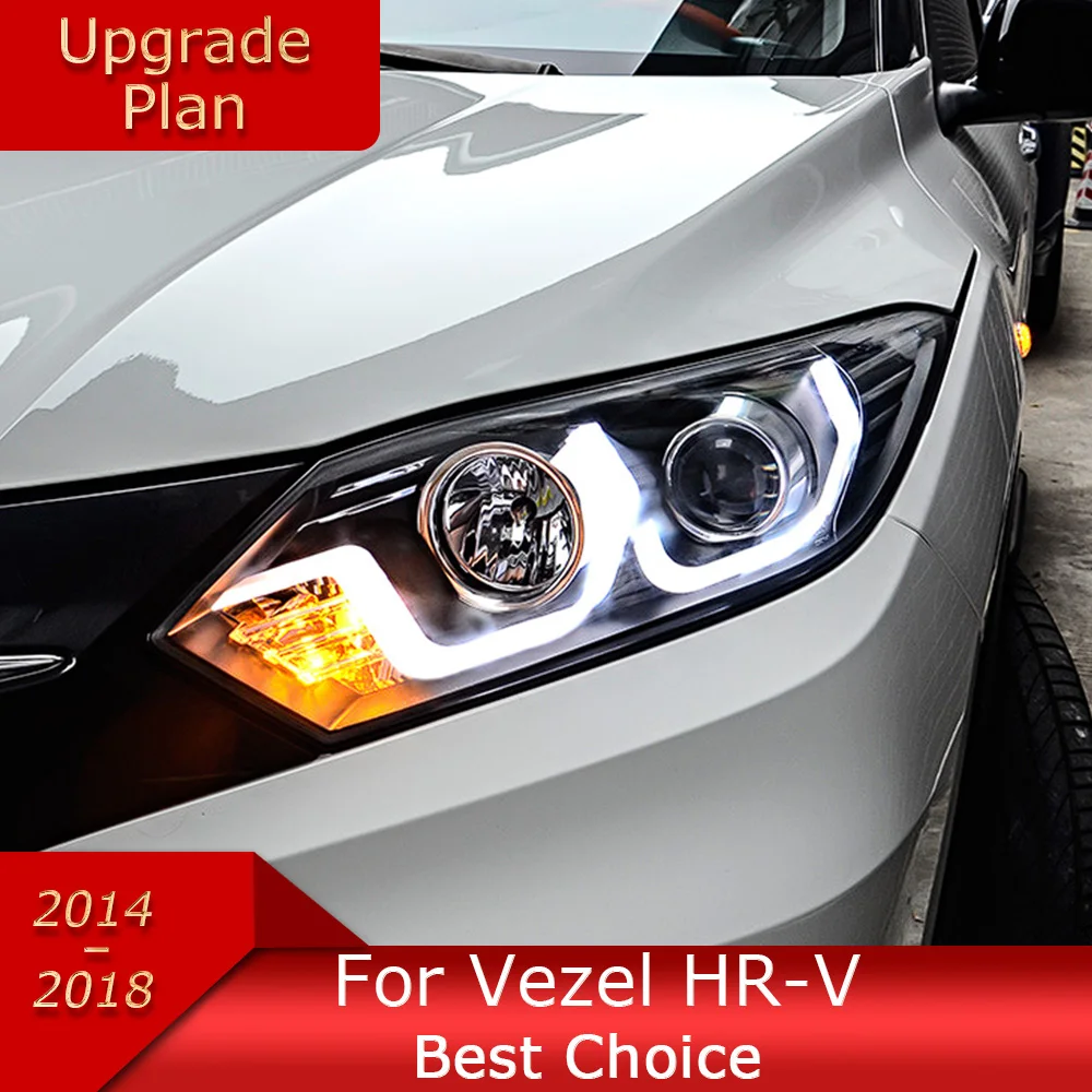 CarLightsForHondaHRVHRVVezel20152018LEDAutoHeadlight