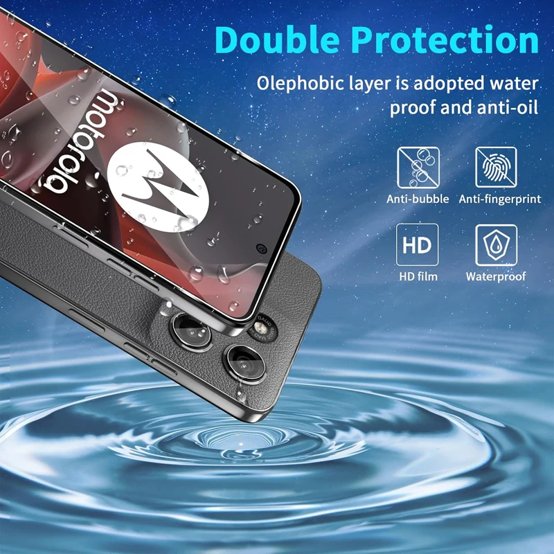 HD Crystal Clear Tempered Glass Screen Protector Film - 9H Hardness, Transparent Phone Glass
