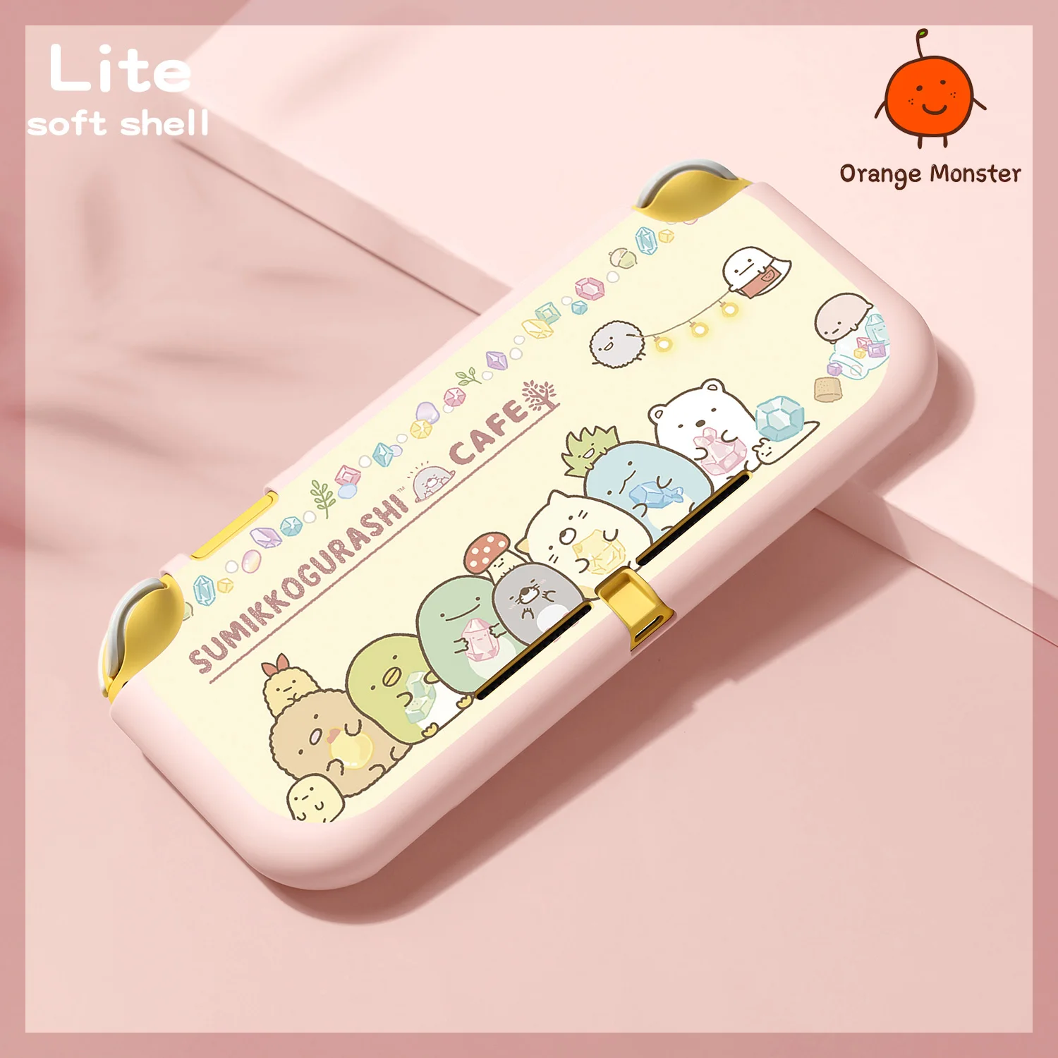 Bear Cat Rbbit кофейный день, портативный фотографический переключатель для Nintendo/Oled/Lite, защитные мягкие Аксессуары для игр с защитой от падения