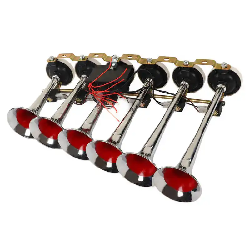 Musical 6 pipes air horn truck 8 melody music air horn pakistan train horn  - AliExpress