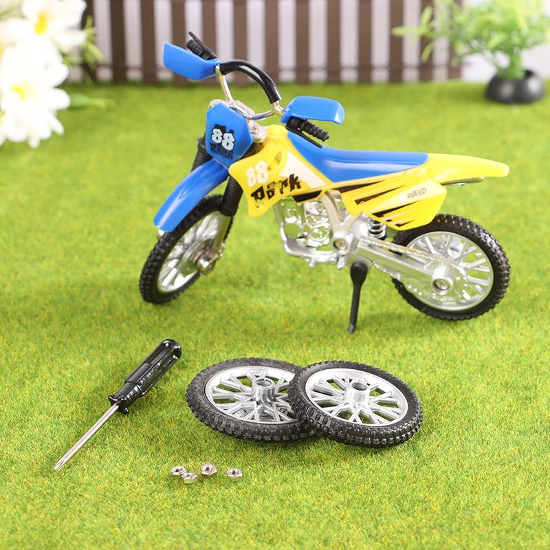 

Mini Motocross Motorcycle Model 1:36 Simulation Bend Road Mini Racing Toys Diecast Toy Finger Decoration Adult Collection Gifts