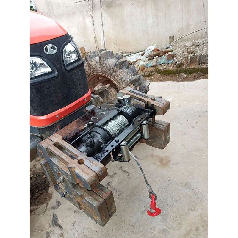NEW NEW Wrecker hydraulic winch 4 ton winch tractor for agricultural machinery tractor wrecker accessories