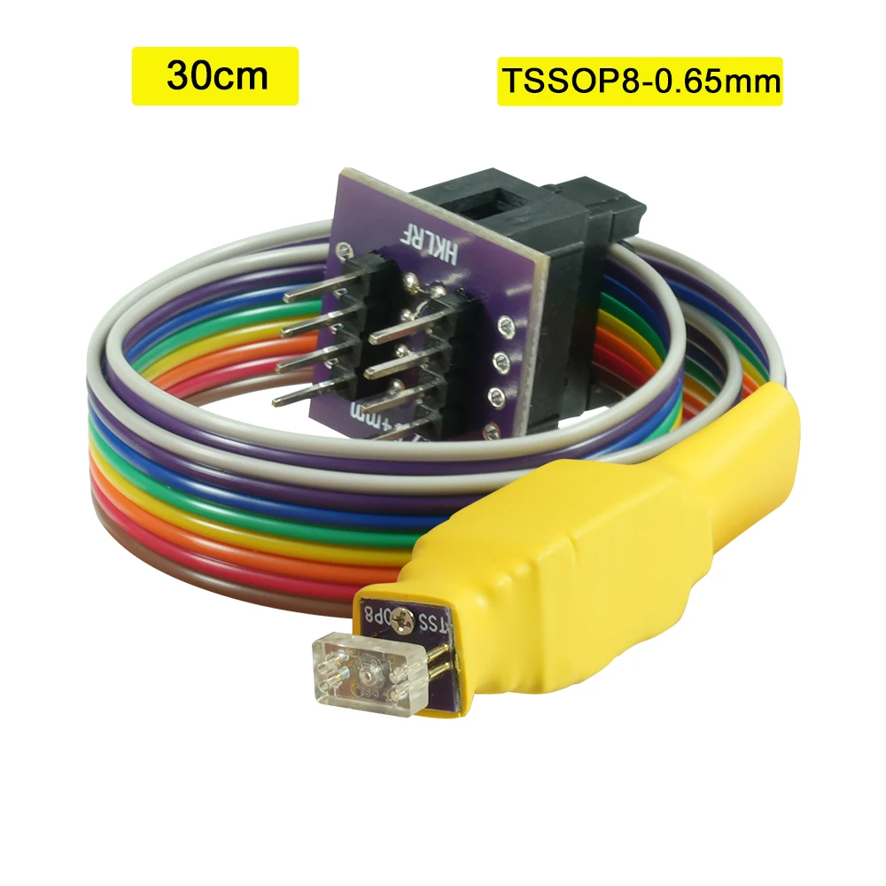 TSSOP8 MSOP8 SOP16 300MIL 칩 테스트 프로브 케이블, 칩 프로그래밍 및 데이터 다운로드용 스프링 핀 플래시 EEPROM 버너