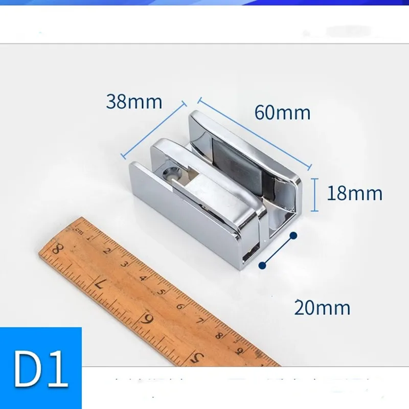 Shower room accessories glass limit positioning adhesive bathroom swing stop SQH103