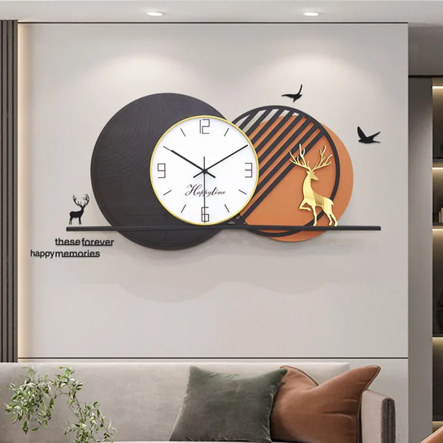 Koreai Szoba Digitális Falórák Nagy Otthoni Modern Horloge Díszek Ww50Wc