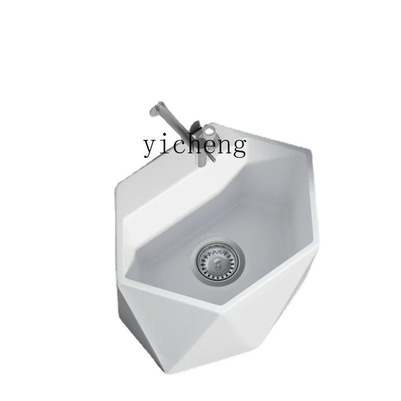 

XL Ceramic Toilet Mop Pool Balcony Mop Basin Wash Mop Basin Large Mop Sink