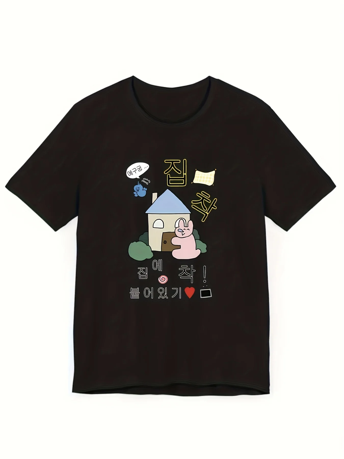 รูปสินค้า เสื้อยืดแฟชั่น Y2K น่ารักสดใส ใส่สบายสไตล์เกาหลี