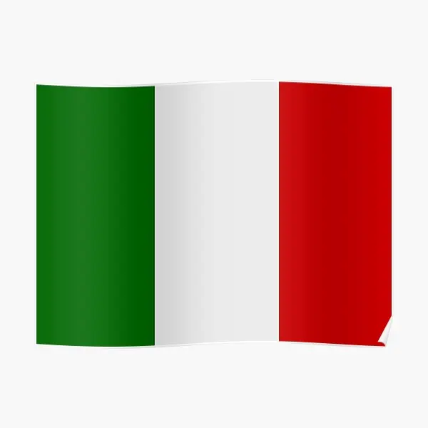 

Постер с итальянским флагом, забавная художественная комната, домашняя картина, Современная Настенная роспись, украшение на стену, печать, Декор, винтажная картина без рамки