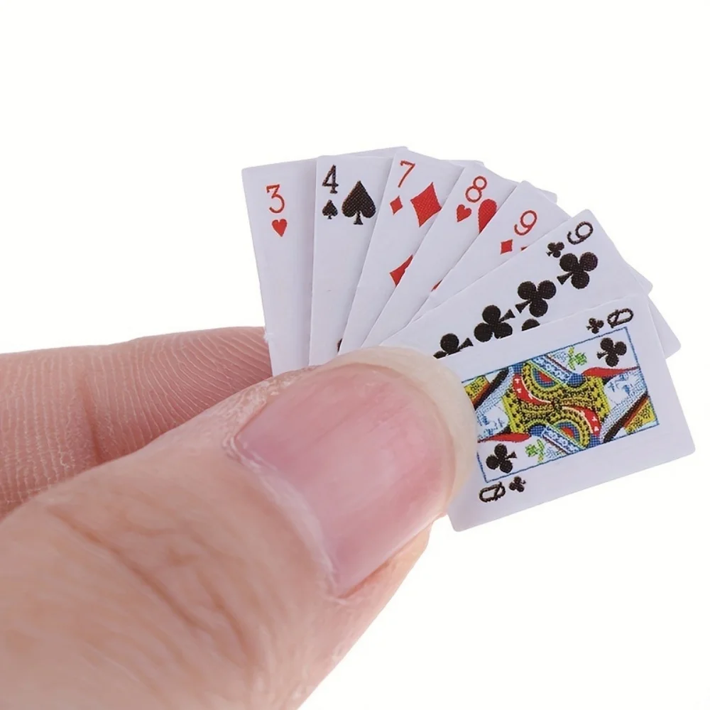 Description Picture 5 of item5sets of Portable Mini Poker Card Unique Fun for Teens Adults All Seasons Party Game Ideal Birthday Festive Tiny Gift for DIY