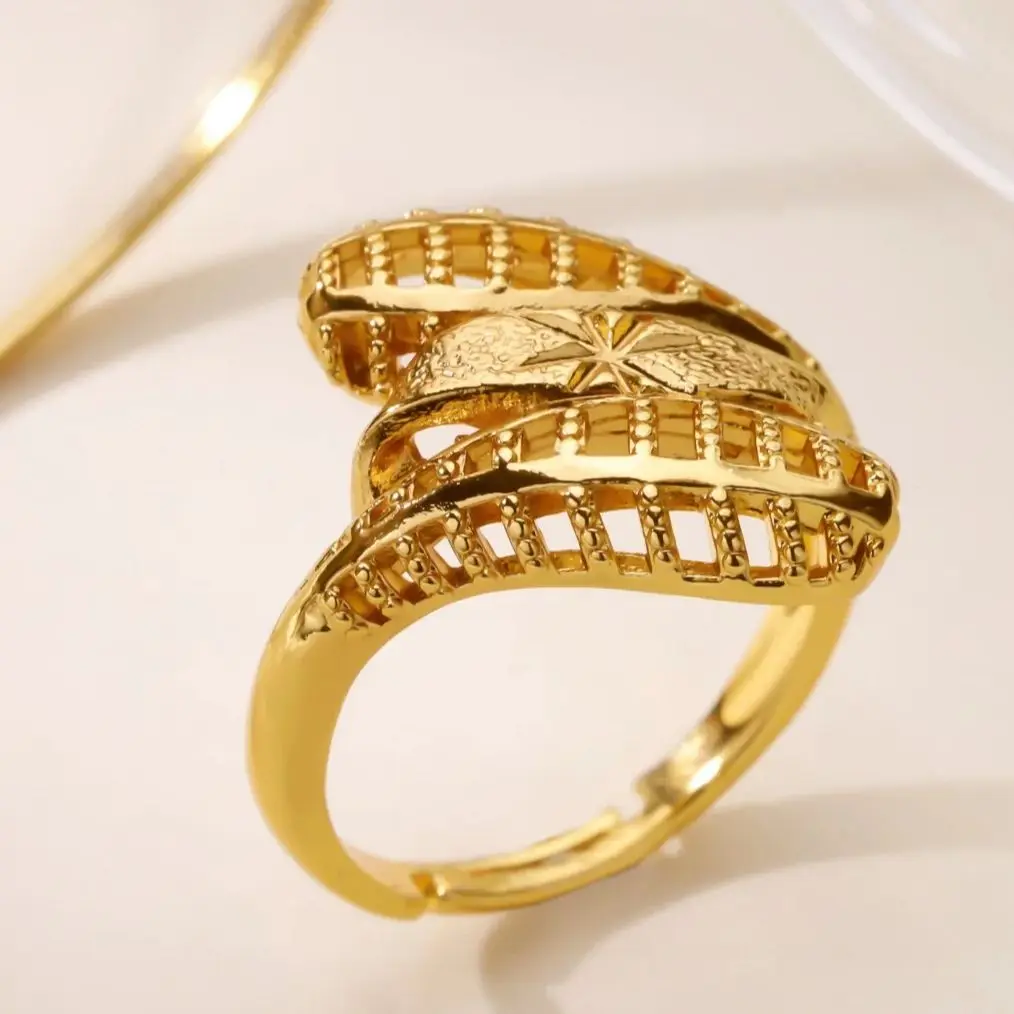 Gold Jewelry Women Hollow Geometric for Gift