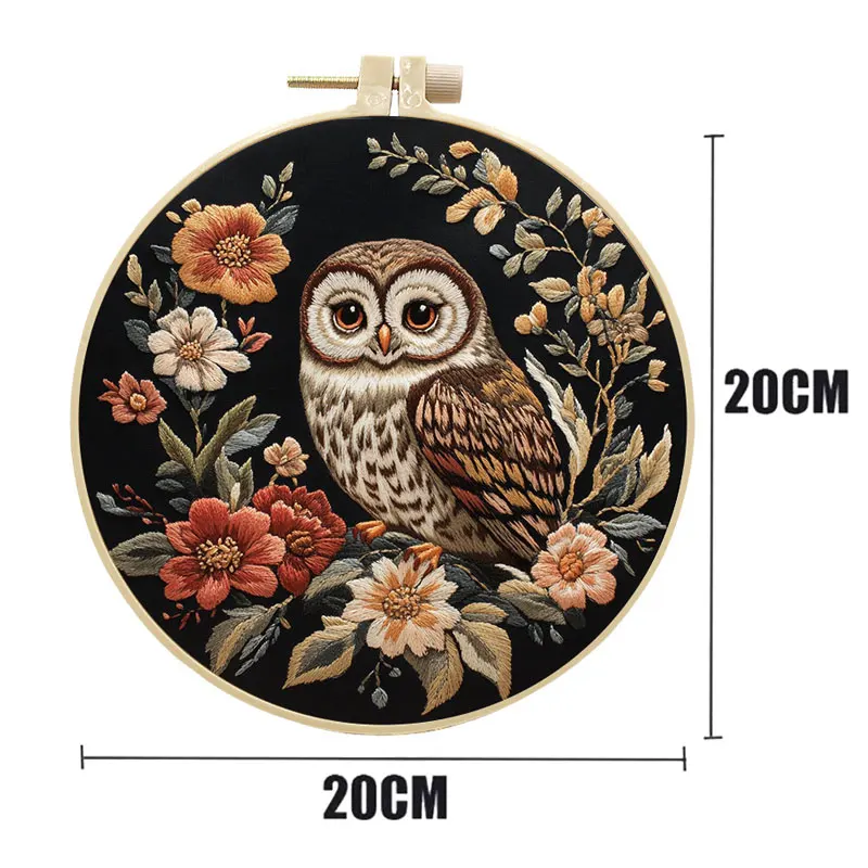 Owl Embroidery Starter Kit 3