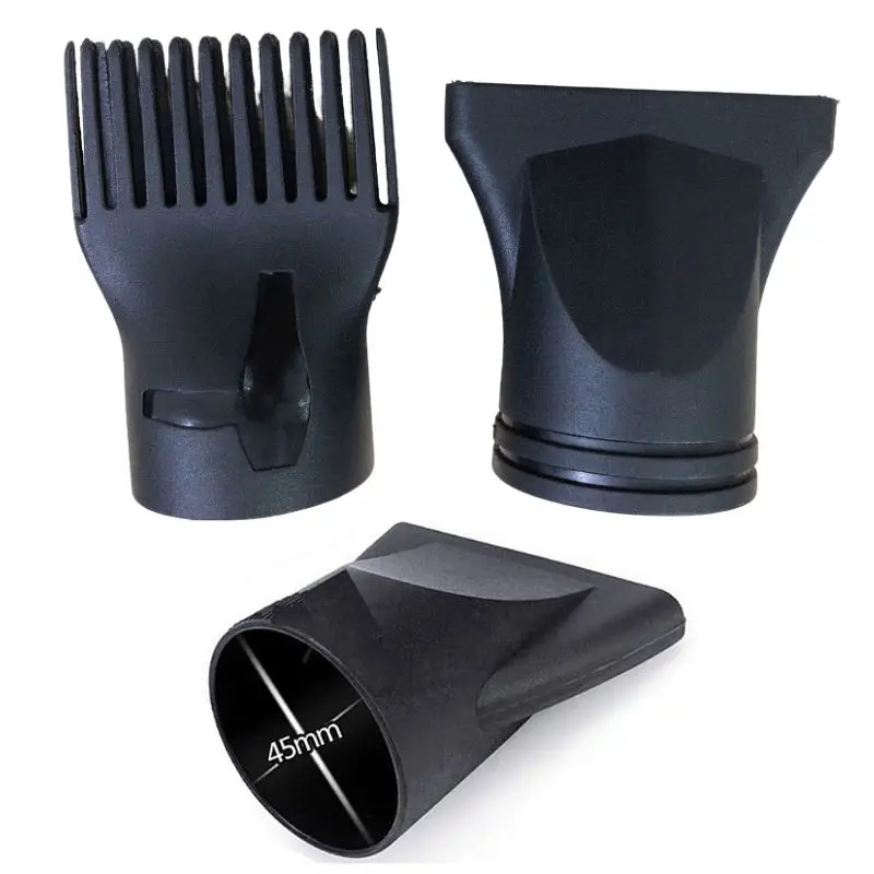4.5cm Hair Nozzle Dryer Air Blow Collecting Wind Nozzle Comb Universal Hair Diffuser Dryer Comb Hair Styling Tool For Salon Home
