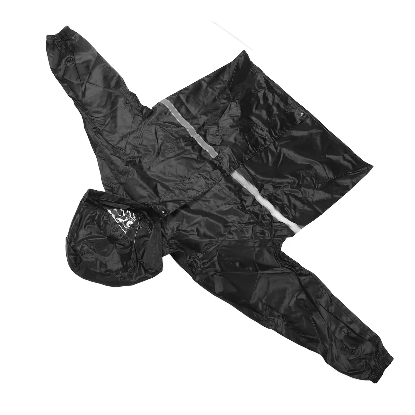Rain Coat Pants Oxford Fabric Single Layer Waterproof Full Body Raincoat Set for Outdoor Activities Travel