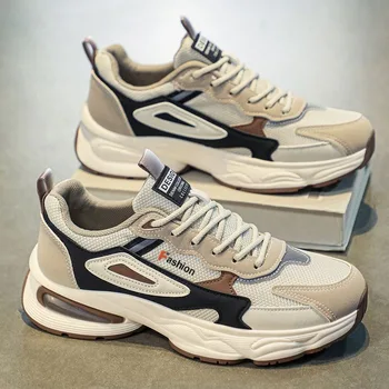 2025 Trendy Sneakers for Men Shoes Summer Outdoor Wear-Resistant Casual Sports Skateboard Shoes Fashion Breathable Shoes 1