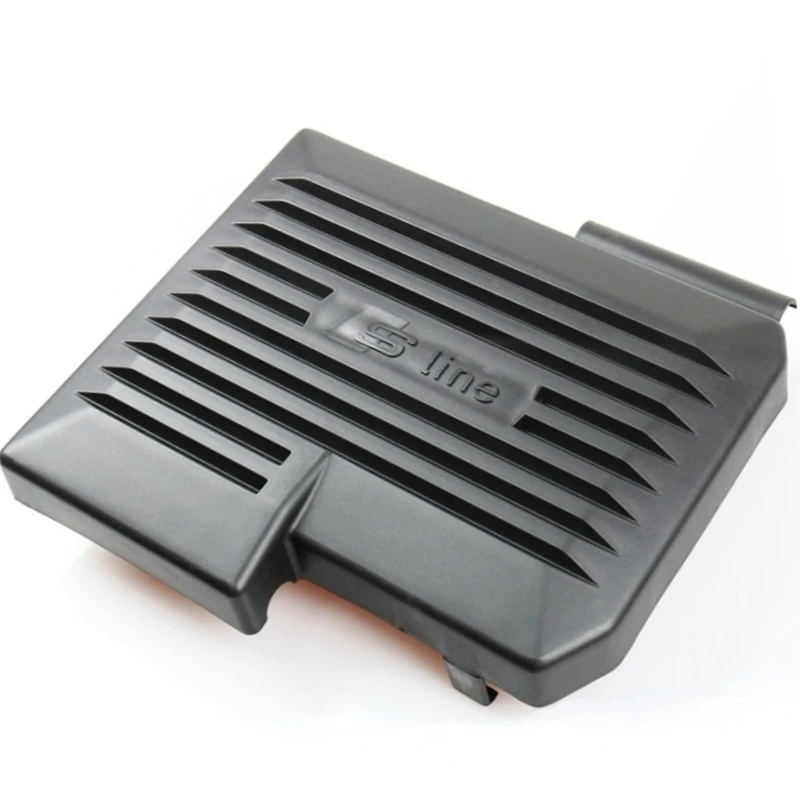 Car Engine Cover Panel Car Engine Control Computer Cover Panel Protection Car Interior Accessories ABS For Audi A4 A5 B9 2016 2017 2018