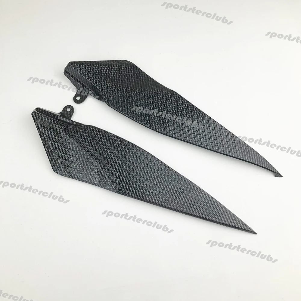 Motorcycl Carbon Fiber Look Gas Fuel Tank Side Trim Cover Panel Fairing Cowling For Yamaha YZF-R1 YZFR1 YZF R1 YZF1000 2007-2008
