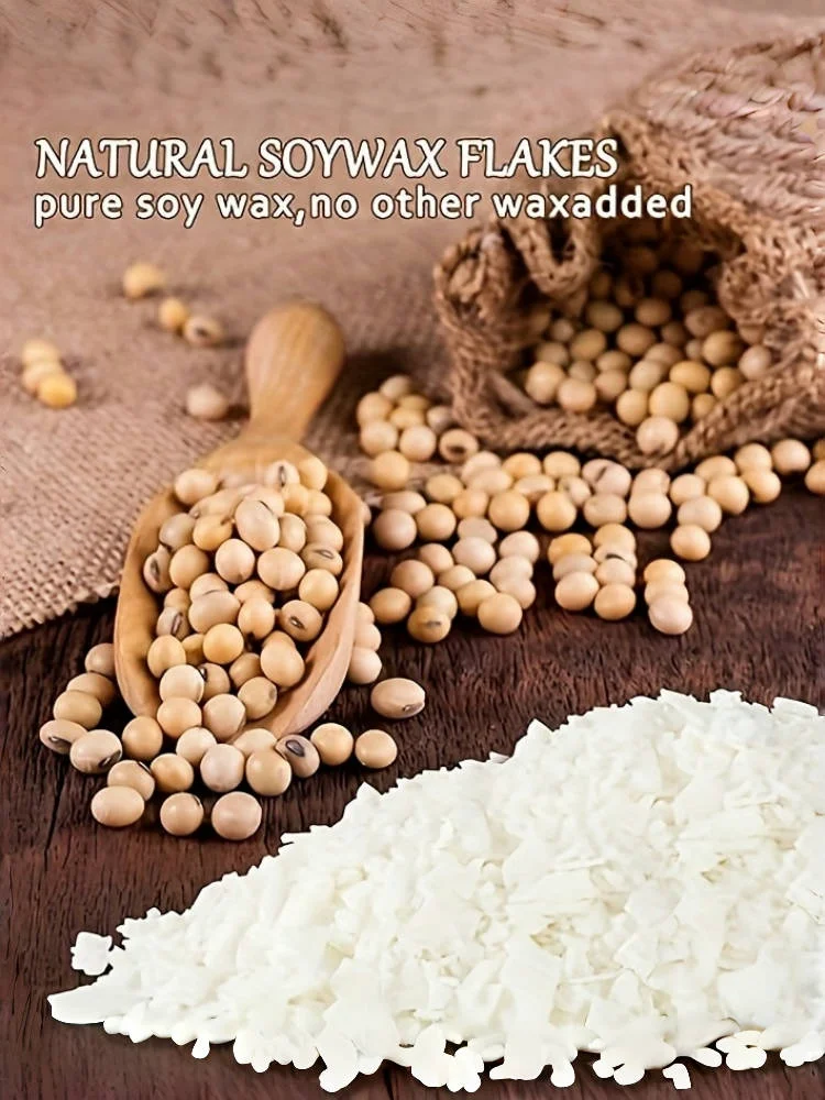 Description Picture 4 of item1LB/2LB Soy Candle Making Kit, Including Soy Wax, Cotton Candle Wicks, Wick Holder, Wick Sticker For DIY Handmade Candles