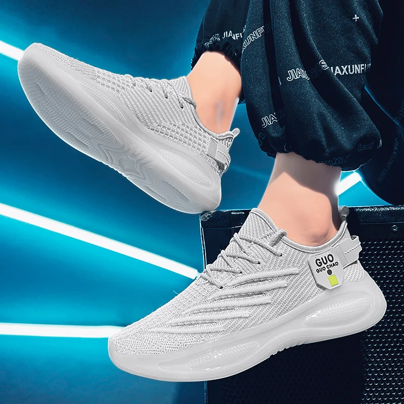 Ståltåhätta Trainers för män Andas Sport Löpning Promenadskor Lättviktsskor för män inomhus utomhussneakers_voghion.com