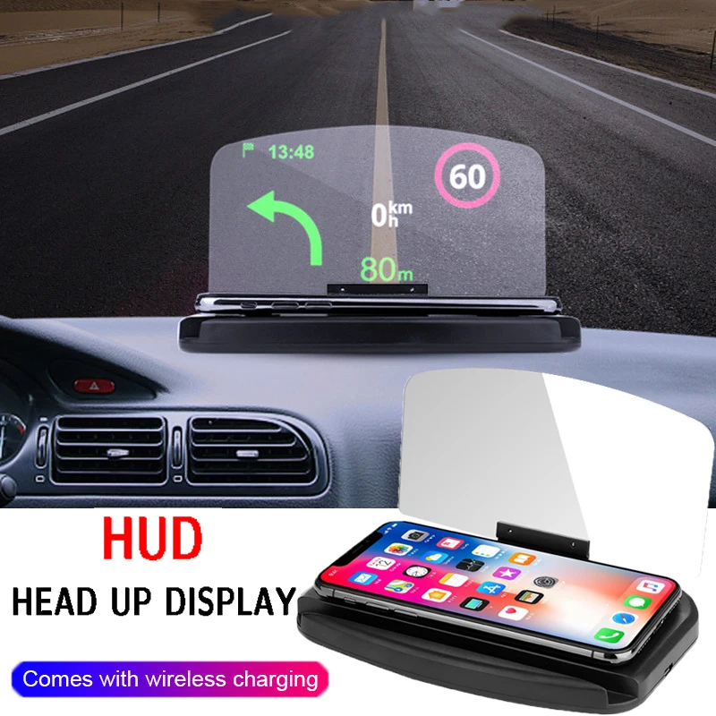 Kaufe Auto HUD Head-Up Display LCD OBD Multifunktions Wassertemperatur  Kraftstoffverbrauch GPS Fahrzeuggeschwindigkeitsgradientenmesser