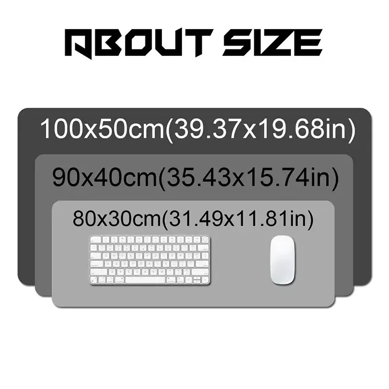 Mouse Pad Simple Art Mouse Pad Computer Laptop Keyboard Mouse Mat XXL Large Mousepad Gamer Desktop Decoracion Table Desk Mat Pad