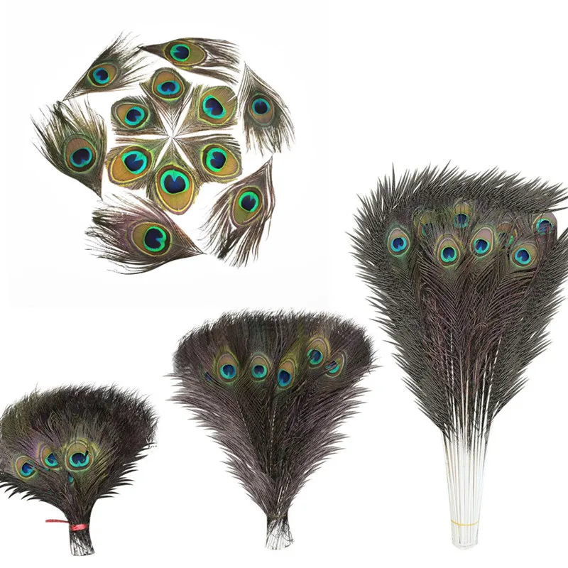 Peacock Feather Decoration  Jewelry Handicraft Accessories - 50