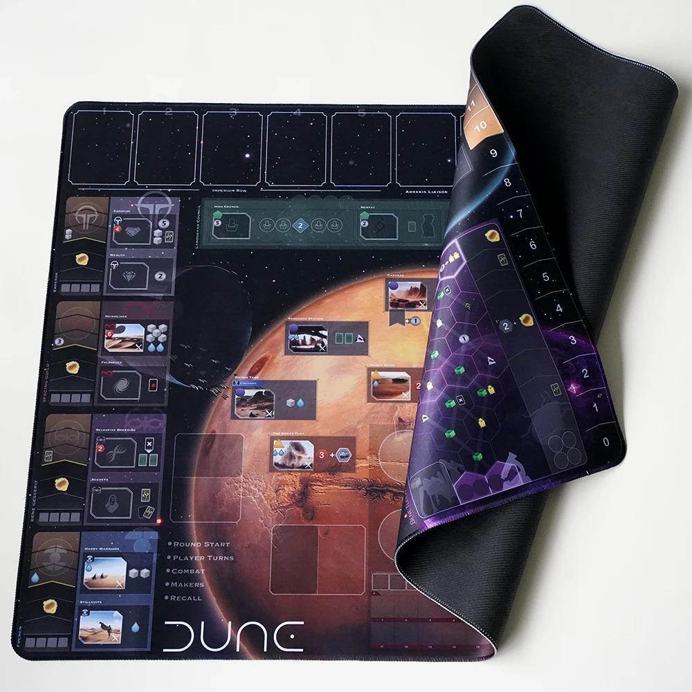 Board Game Playmat Dune Imperium Rise of IX Immortality Rubber 90CMx60cm