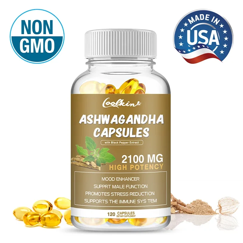 

Капсулы с экстрактом Ashwagandha 2100 мг с витамином D