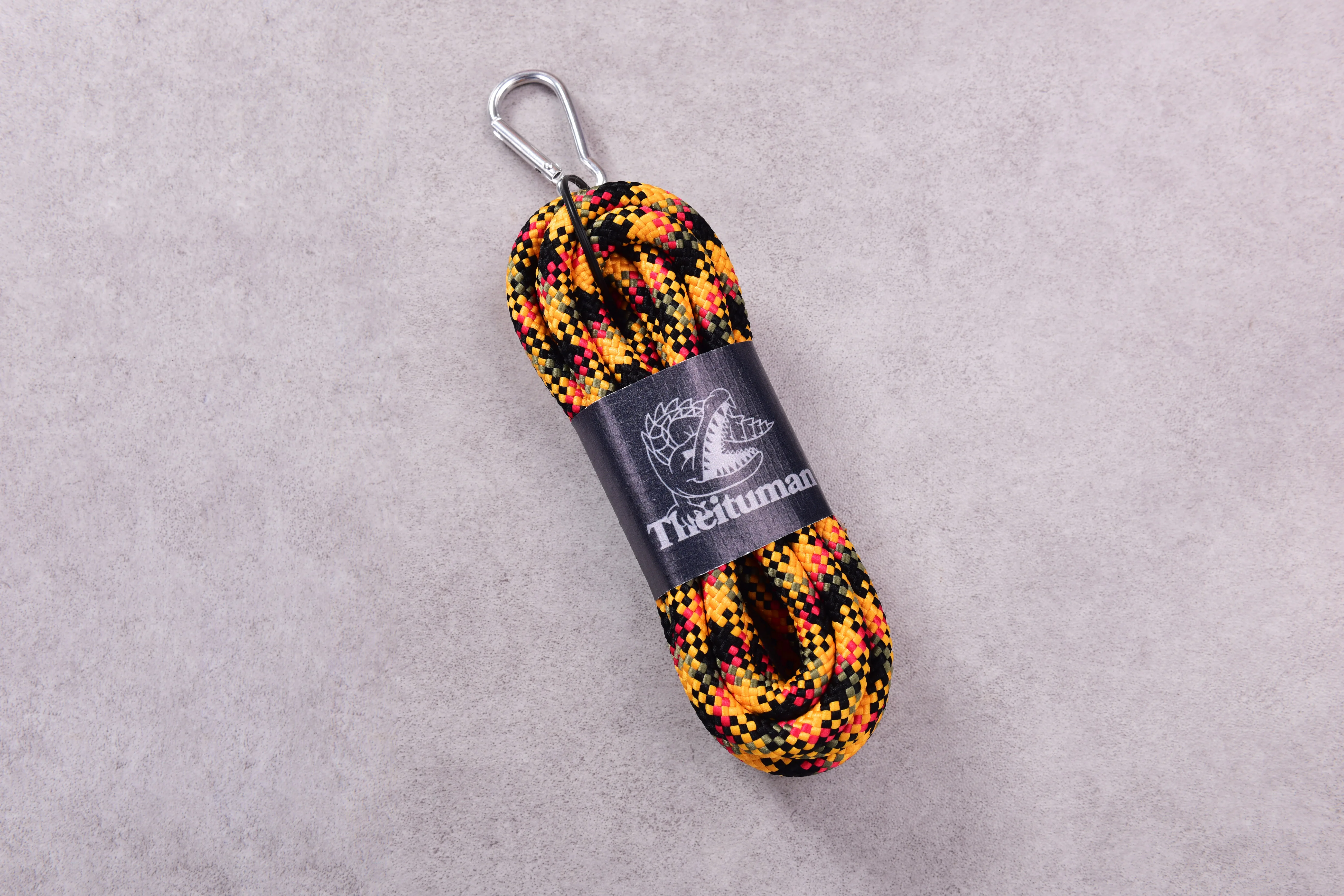 Vibrant Multicolored 8mm Polyester Braided Paracord - 3 Meters, Perfect for Pet Leashes and Safety Ropes