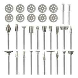 Stone Carving Set Diamond Burr Bits Polishing Kits Rotary Tool Accessories Dropship